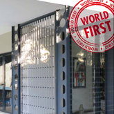 Transparent Security doors